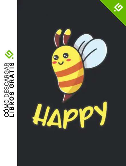 Happy: Happy bee abeja divertida apicultor regalos cuaderno forrado (formato A5, 15,24 x 22,86 cm, 120 p&aacute;ginas)