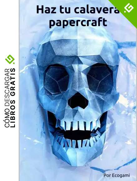 Haz tu calavera de papel: Rompecabezas 3D | Escultura de papel | Plantilla papercraft