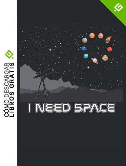 I Need Space - Necesito espacio: Cuaderno | Cuadriculado | A cuadros, DIN A5 (13,97x21,59 cm), 120 p&aacute;ginas, papel color crema, cubierta mate