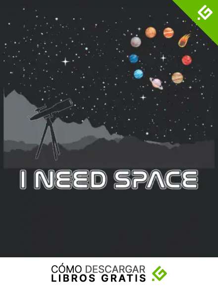 I Need Space - Necesito espacio: Cuaderno de l&iacute;neas forrado, Carta (21,59 x 27,94 cm), 120 p&aacute;ginas, papel crema, cubierta mate