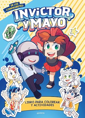 Invictor y Mayo libro para colorear y actividades (Montena)