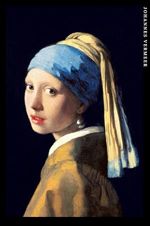 Johannes Vermeer: La joven de la perla. Cuaderno de notas. Design art&iacute;stico y elegante.