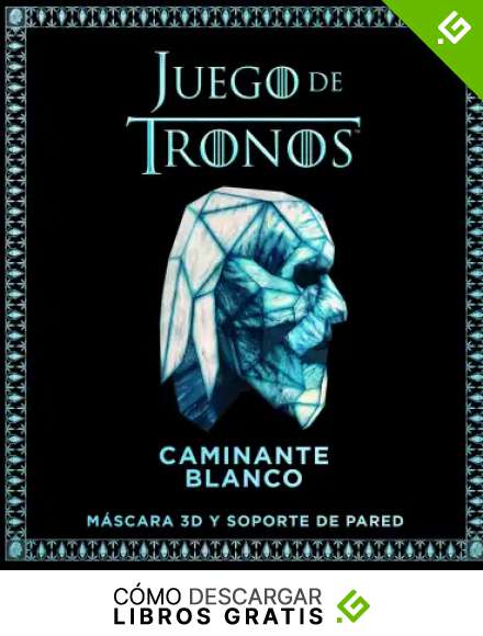 Juego de Tronos. Caminante blanco: M&aacute;scara 3D y soporte de pared (Series y Pel&iacute;culas)