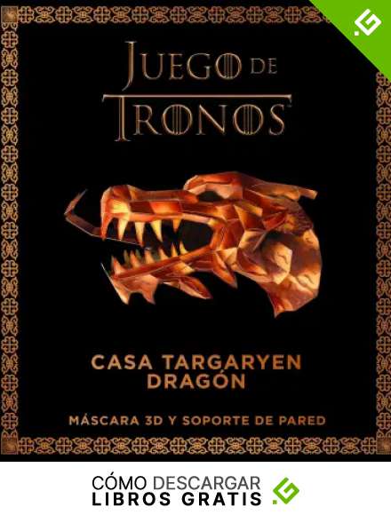 Juego de Tronos. Casa targaryen: drag&oacute;n: M&aacute;scar 3D y soporte pared (Series y Pel&iacute;culas)