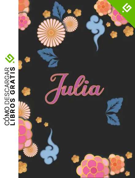 Julia: Diario / Libreta de Notas Cuaderno con 100 P&aacute;ginas 6x9" (15x23cm) | P&aacute;ginas con Rayas Horizontales y en Blanco | Regalo Perfecto Para mujeres y ni&ntilde;as con Patr&oacute;n de flores chinas.