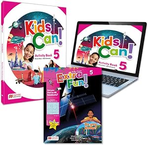 KIDS CAN! 5 Activity Book, ExtraFun & Pupil's App: cuaderno de actividades impreso