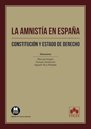 La amnist&iacute;a en Espa&ntilde;a. Constituci&oacute;n y Estado de Derecho (Monograf&iacute;a)