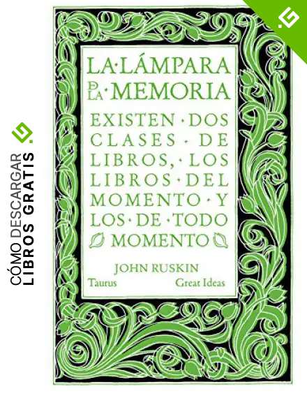 La l&aacute;mpara de la memoria (Serie Great Ideas 33)