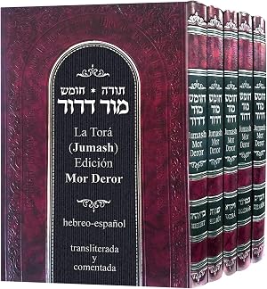 La Tor&aacute; (Jumash). Edici&oacute;n Mor-Deror. Hebreo-espa&ntilde;ol, transliterada y comentada