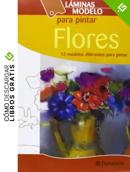L&aacute;minas modelo para pintar flores