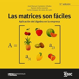 Las matrices son f&aacute;ciles. Aplicaci&oacute;n del &aacute;lgebra en la empresa (Libros profesionales de empresa)