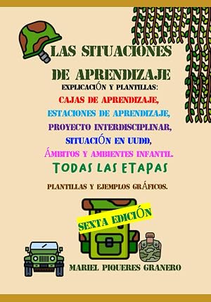 LAS SITUACIONES DE APPRENDIZAJE. PLANTILLAS Y EJEMPLOS GR&Aacute;FICOS.: GU&Iacute;A PASO A PASO. Plantilla para todas las ETAPAS EDUCATIVAS