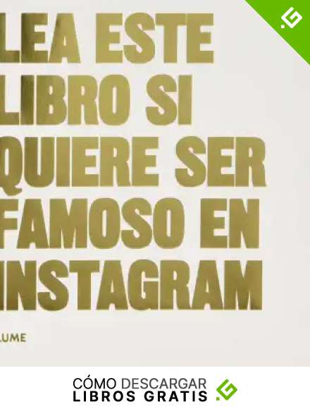 Lea este libro si quiere ser famoso en instagram