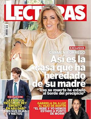 Lecturas #3747 | CARMEN BORREGO. AS&Iacute; ES LA CASA QUE HA HEREDADO DE SU MADRE