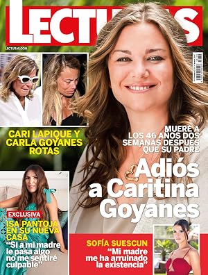 Lecturas #3780 | ADI&Oacute;S A CARITINA GOYANES