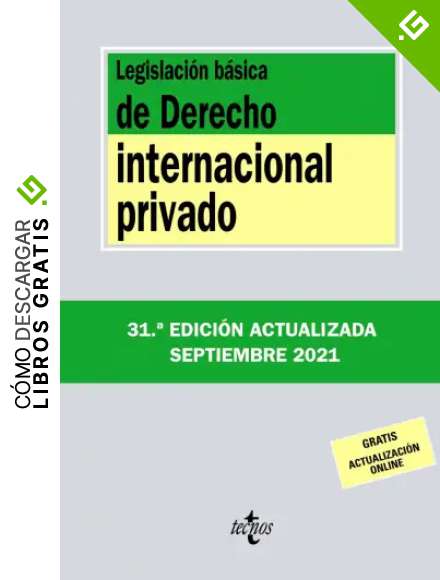 Legislaci&oacute;n b&aacute;sica de Derecho Internacional privado (Derecho - Biblioteca de Textos Legales)