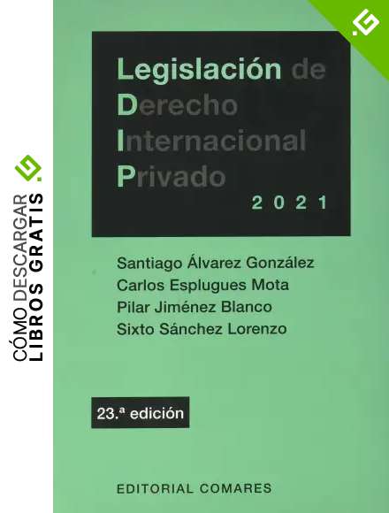 LEGISLACION DE DERECHO INTERNACIONAL PRIVADO 2021