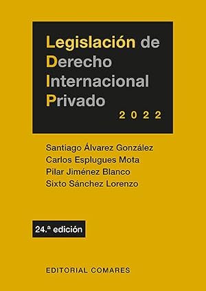 Legislaci&oacute;n de Derecho Internacional Privado