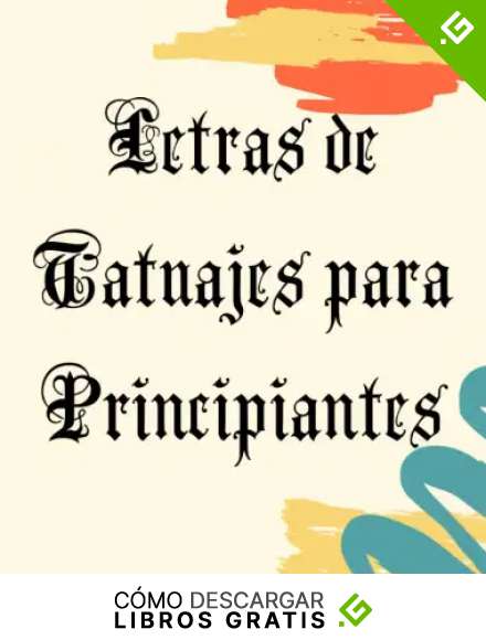 Letras de Tatuajes para Principiantes