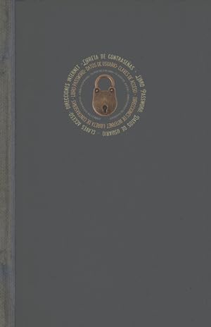 Libreta de contrase&ntilde;as, Libro Password , datos de usuario, claves de acceso y direcciones de Internet: Cuaderno guarda contrase&ntilde;as con &iacute;ndice alfab&eacute;tico A5