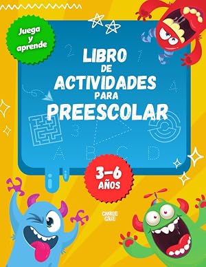 LIBRO DE ACTIVIDADES PARA PREESCOLAR. VERSION PARA COLOREAR: Incluye m&uacute;ltiples actividades para ni&ntilde;os de 3 a 6 a&ntilde;os