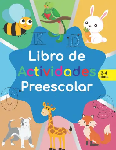 Libro de actividades preescolar: libro de Actividades en Casa 2-4 a&ntilde;os, Aprender a repasar lineas, aprender a escribir n&uacute;meros y letras para ni&ntilde;os, aprender a conta.