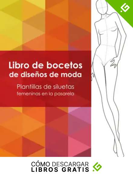Libro de bocetos de dise&ntilde;os de moda - Plantillas de siluetas femeninas en la pasarela
