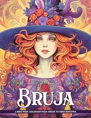 Libro de Colorear Bruja: 35 Adorables Ilustraciones en Misteriosas Casas de Horror - una Combinaci&oacute;n Perfecta de Ternura y Misterio