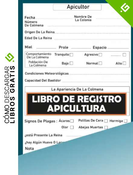 Libro De Registro De Apicultura: Registro de inspecci&oacute;n de colmenas. Diario de seguimiento para el apicultor. Regalo especial para los amantes de las abejas y apicultores