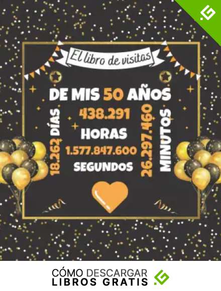 Libro de visitas 50 a&ntilde;os: Decoraci&oacute;n y regalos cumplea&ntilde;os para mujer, hombre | 100 P&aacute;ginas para Felicitaciones, Saludos, Fotos y ... -