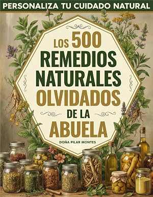 Los 500 Remedios Naturales Olvidados de la Abuela: Personaliza tu cuidado natural con plantas, ung&uuml;entos y recetas ancestrales para calmar molestias y reconectar con la sabidur&iacute;a de antes
