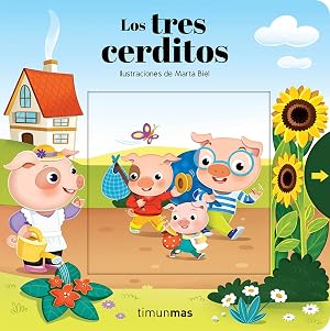 Los tres cerditos: Ilustraciones de Marta Biel (Cuentos cl&aacute;sicos con mecanismos)