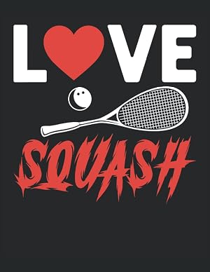 Love Squash: Cuaderno de l&iacute;neas forrado, Carta (21,59 x 27,94 cm), 120 p&aacute;ginas, papel crema, cubierta mate