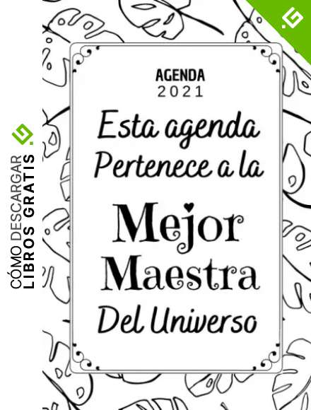 Maestra AGENDA 2021: Agenda 2021 Semana vista A5 , 12 meses , una Semana en dos P&aacute;ginas , Diario Organizador Planificador , Regalo Maestra Profesora