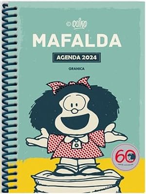 Mafalda 2024, Anillada M&oacute;dulos turquesa (AGENDAS Y CALENDARIOS)
