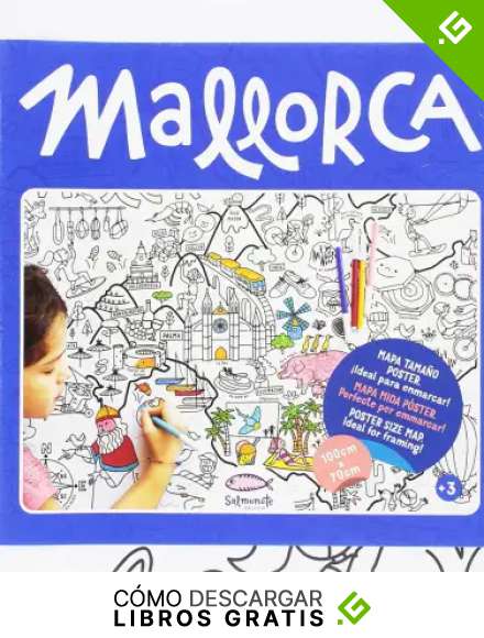 Mallorca (Mapa percolorejar): Para pintar y colorear a lo grande (Color Map)