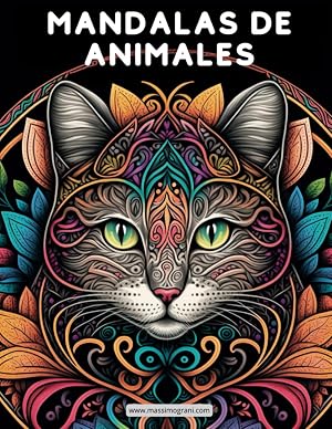 Mandalas de animales: Libro de colorear con im&aacute;genes originales y de alta calidad