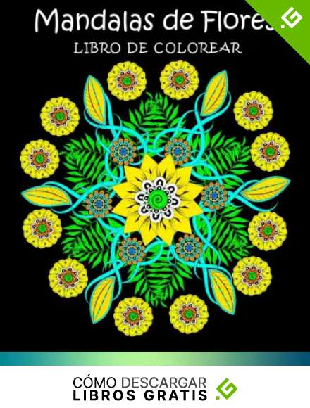 Mandalas de Flores Libro de Colorear