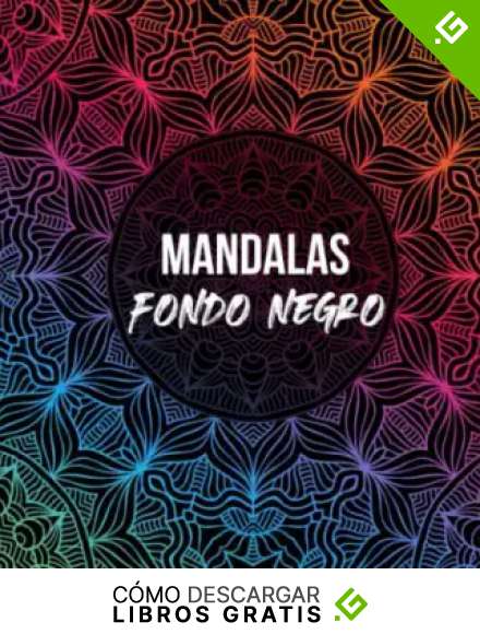 Mandalas fondo negro: libro para colorear sobre fondo negro - 50 dibujos, mandalas para colorear para adultos, adolescentes formato xxl 20,9 x 20,9 cm