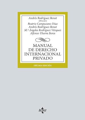 Manual de Derecho Internacional privado (Derecho - Biblioteca Universitaria de Editorial Tecnos)