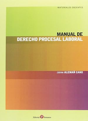 Manual de derecho procesal laboral