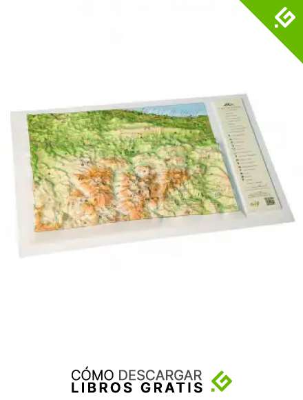 Mapa en relieve de los Picos de Europa: Escala 1:240.000