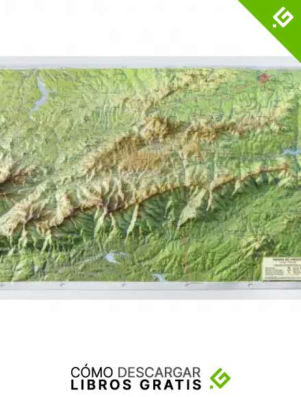 Mapa en relieve Sierra de Gredos: Escala 1:250.000