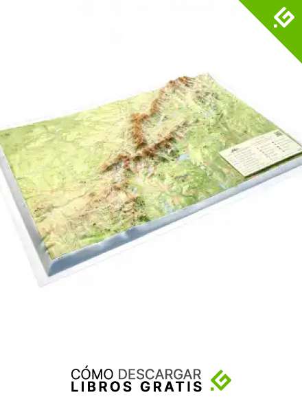 Mapa en relieve Sierra de Guadarrama: Escala 1:250.000