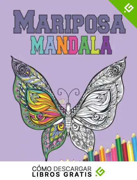 Mariposa mandala: Mandalas colorear adultos y ni&ntilde;os | Excelente pasatiempo anti estr&eacute;s para relajarse con Mariposas.