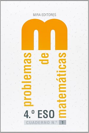 Matem&aacute;ticas, 4 ESO. Problemas. Cuaderno 1