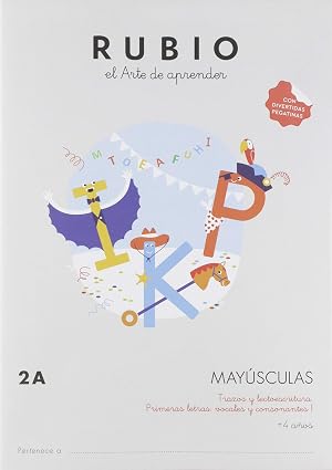 May&uacute;sculas 2A RUBIO | +4 a&ntilde;os