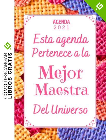 Mejor Maestra AGENDA 2021: Agenda Anual 2021 Semana vista A5 , 12 meses , una Semana en dos P&aacute;ginas , regalo maestra infantil primaria original