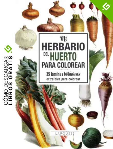 Mi herbario del huerto para colorear