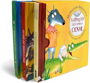 Mi peque&ntilde;a biblioteca (La ovejita que vino a cenar. Peque&ntilde;as manitas): (pack con: La ovejita que vino a cenar | Los lobos que vinieron a cenar | El cocodrilo que vino a cenar)